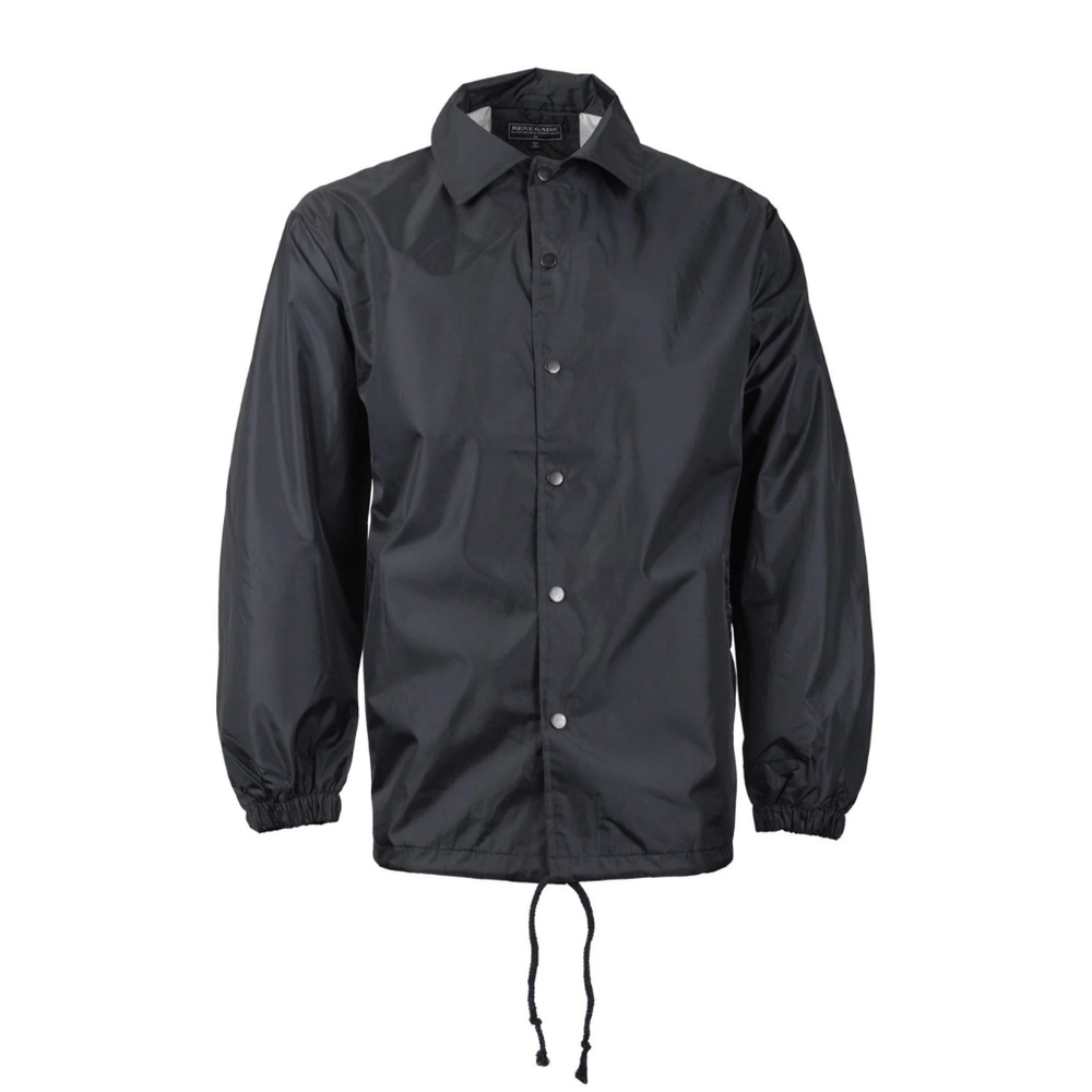 Renegade Black coach water resistant windbreaker outerwear Jacket xl sportswear